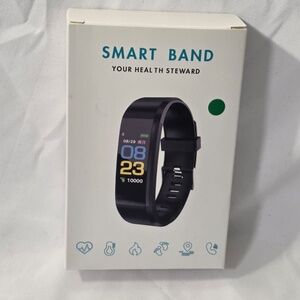 Green Wristband SmartWatch 115 Plus-Waterproof Fitness & Health Tracker